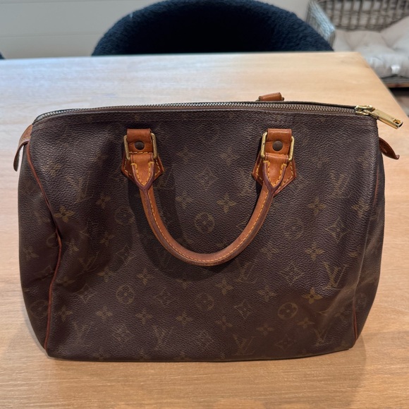 Vintage 1997 Louis Vuitton Monogram Speedy 30 Handbag SP0917 - Picture 1 of 11